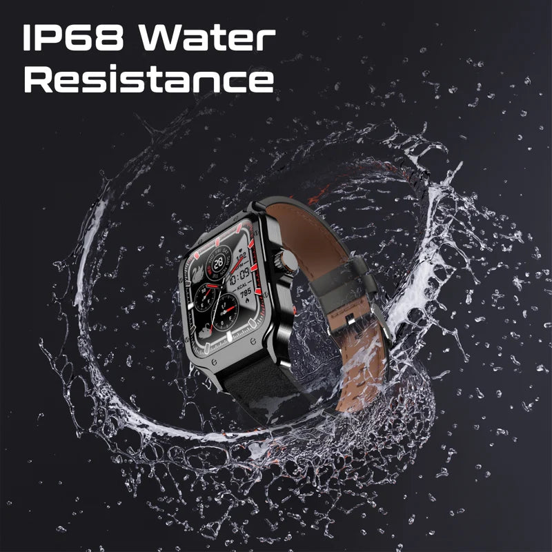 PROMATE XWatch-RM ساعة ذكية  شاشة AMOLED منحنية مقاس 1.78 بوصة / بلوتوث  أسود