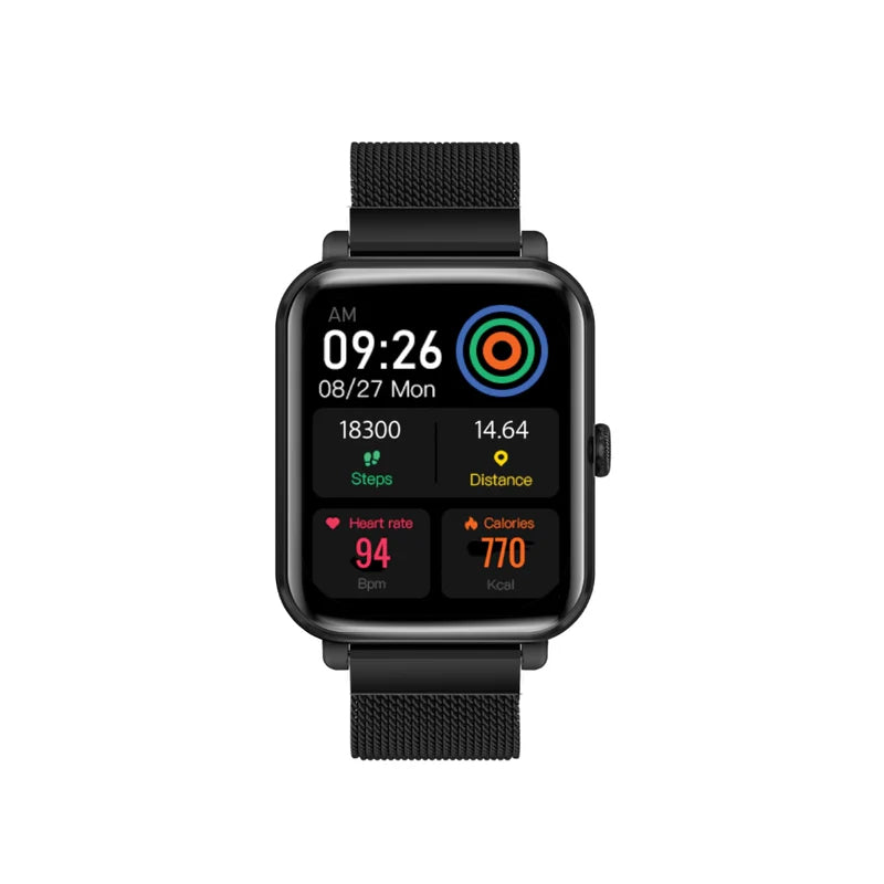 PROMATE ProWatch-M18 ساعة ذكية  شاشة AMOLED مقاس 1.78 بوصة / بلوتوث  أسود