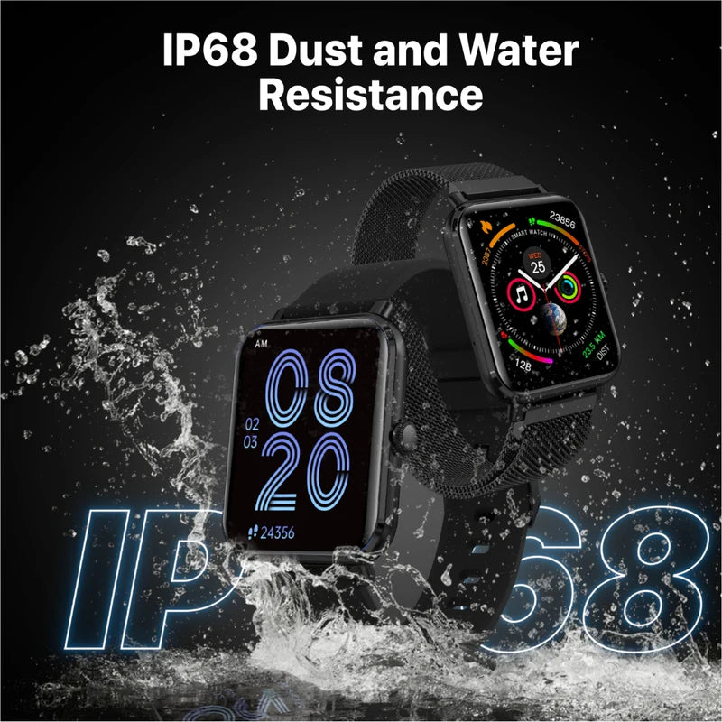 PROMATE ProWatch-M18 ساعة ذكية  شاشة AMOLED مقاس 1.78 بوصة / بلوتوث  أسود