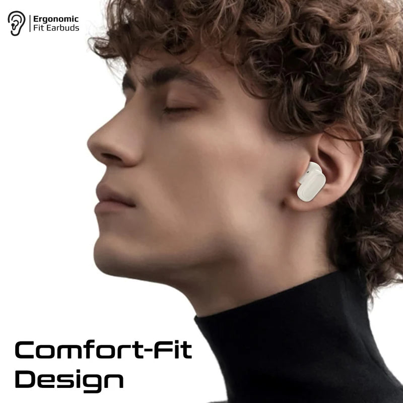 PROMATEبرو Earbuds - بلوتوث  400mAh / أبيض
