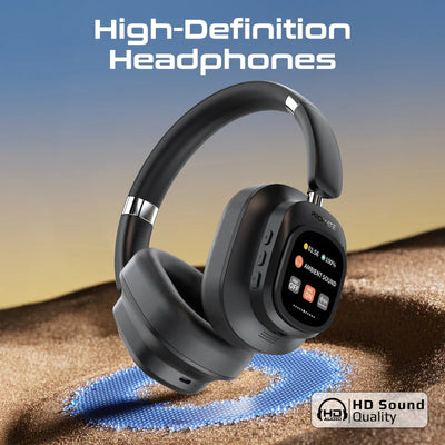 PROMATE VuTune Hybrid ANC Headphones - 600mAh / Black