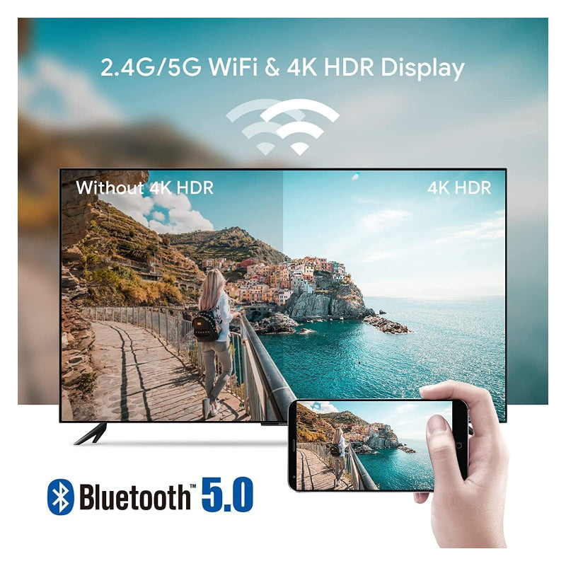 Dcolor GD2 Google TV Box - 2GB / 32GB / 4K / HDMI / USB / Wi-Fi / Bluetooth / Black