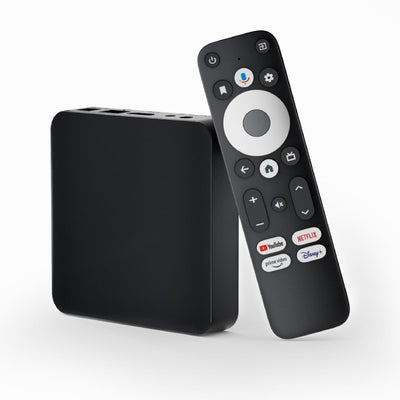 تلفزيون Dcolor GD2 جوجل تلفزيون - 2 جيجابايت  32 جيجابايت  4K / إتش دي إم أي  يو اس بي  واي-فاي  بلوتوث  أسود