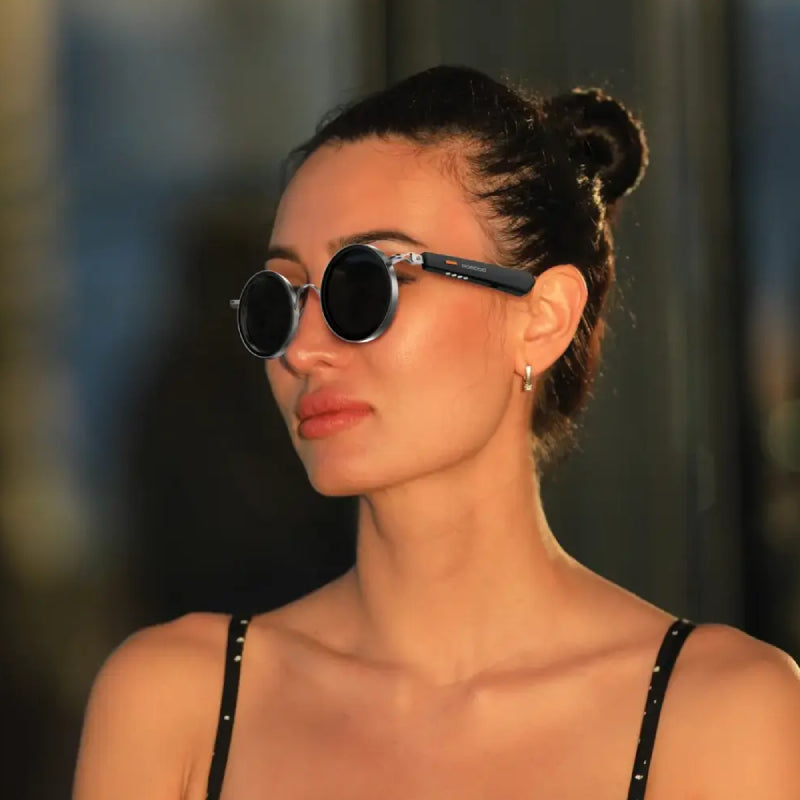Porodo Lifestyle Velora Smart Sunglasses - Bluetooth / Orange/Black