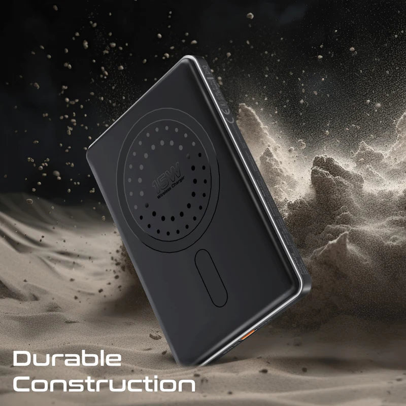 PROMATE Blade-5نحيف ماج سيف متوافق لاسلكي  طاقة - يو اس بي/ أسود