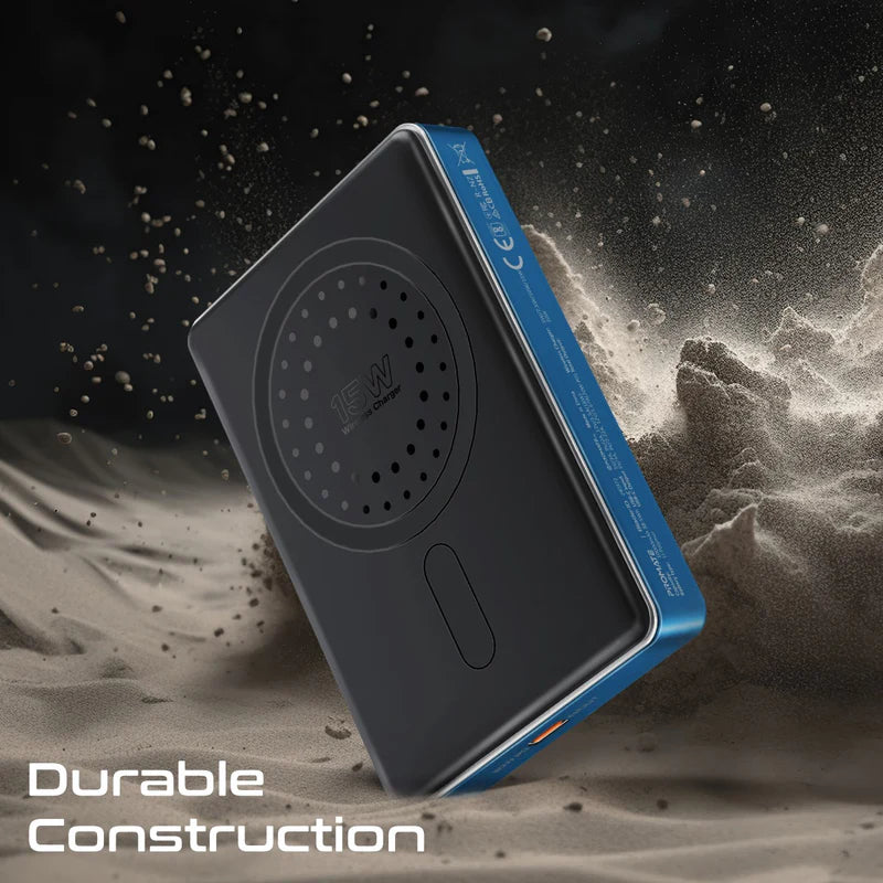 PROMATE Blade-10:ماج سيف  طاقة مضغوط ماج سيف متوافق  طاقة لاسلكي - يو اس بي/ أزرق