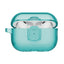 UNIQ زجاج برو قفل  حافظة قفل  حافظة  ابل ايربودز برو / تركواز
