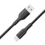 كابل  PROMATE xCord-AC200 فائق مرن بيانات والشحن كابل  2 متر  480 ميجابت في الثانية / يو اس بي/ يو اس بي/ أسود