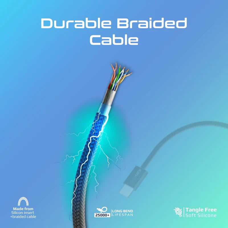 PROMATE EcoLine-Ci120 كابل سريع  كابل  1.2 متر  480 ميجابت في الثانية / لايتننج  يو اس بي/ أسود