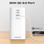 PROMATE PowerTower-70W Multi-Port Charging Station with Quad AC Sockets - 70W / White