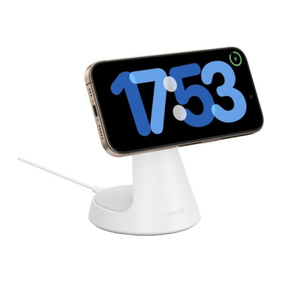 Anker 2-in-1 MagSafe Wireless Charger - Wireless / 15W / White