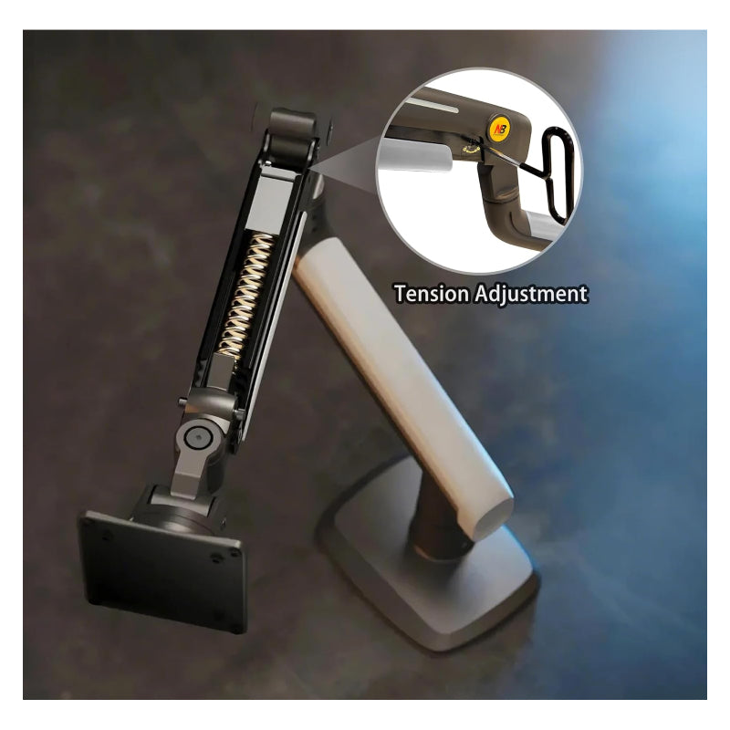 حامل شاشة  الألعاب  المريح من NORTH BAYOUحامل  للشاشات مقاس 27 بوصة – 50 بوصة /رمادي