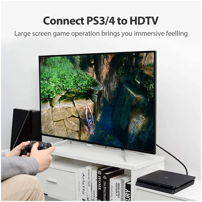 Vention Nylon Braided HDMI Cable - 4K / 15 Meter / Black