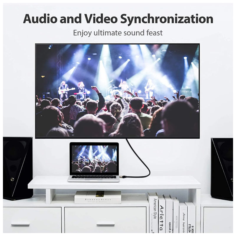 Vention Nylon Braided HDMI Cable - 4K / 15 Meter / Black