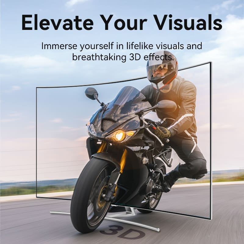 Vention Cotton Braided HDMI Cable - 4K / 15 Meter / Black