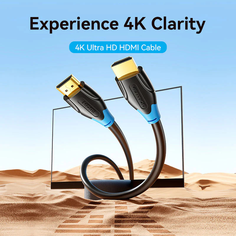 Vention HDMI Cable - 4K / 10.2Gbps / 15 Meter / Black