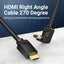 Vention HDMI Right Angle 270 Degree Cable - 4K / 2 Meter / Black