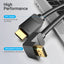 Vention HDMI Right Angle 270 Degree Cable - 4K / 2 Meter / Black