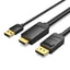 Vention HDMI To DisplayPort Cable - 4K / 1.5 Meter / Black