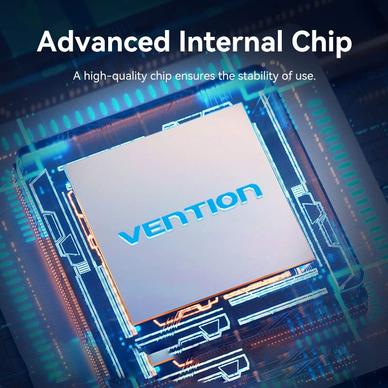 Vention يو اس بي إلى منفذ العرض كابل  4K / 2 متر  أسود