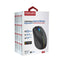 PROMATE Kitt Wireless Ergonomic Optical Mouse with LED Rainbow Lights - 2.4Ghz / Black