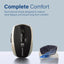 PROMATE Breeze Silent Switch Streamlined Wireless Mouse - 1600dpi / Gold