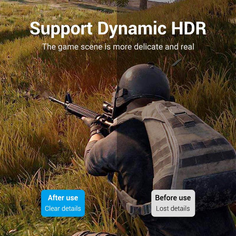 Vention منفذ العرض كابل  8K / 32.4Gbps / 2 متر  أزرق