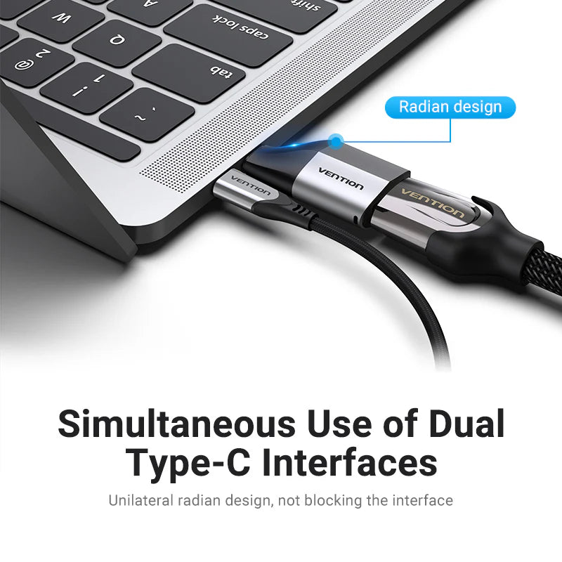 محول  Vention يو اس بي إلى إتش دي إم أي محول  4K / رمادي