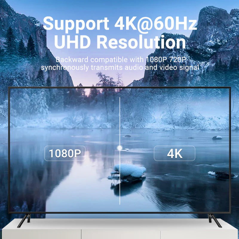 محول  Vention يو اس بي إلى إتش دي إم أي محول  4K / رمادي