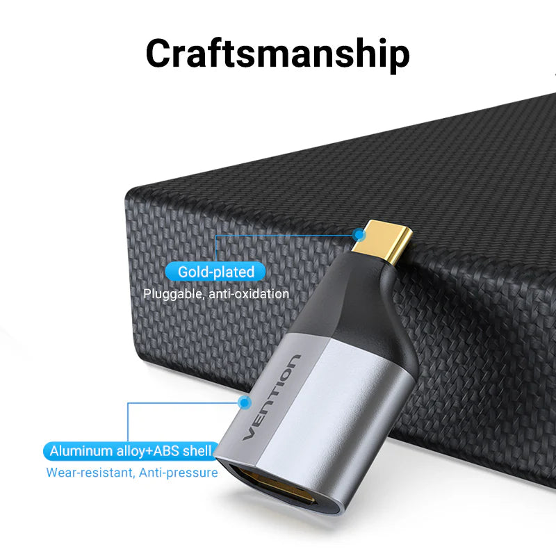 محول  Vention يو اس بي إلى إتش دي إم أي محول  4K / رمادي