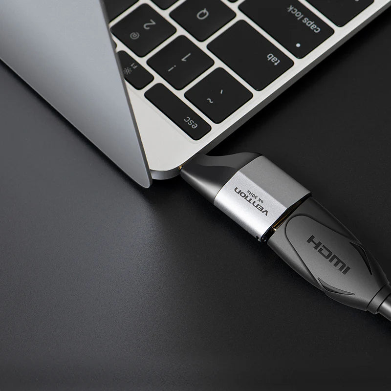 محول  Vention يو اس بي إلى إتش دي إم أي محول  رمادي