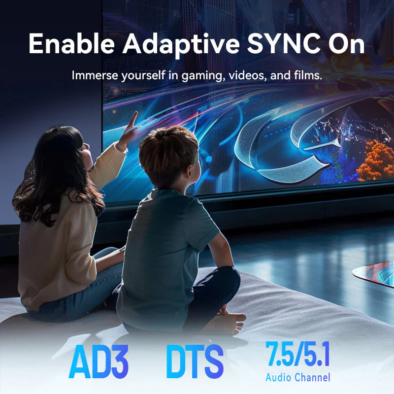 Vention Cotton Braided يو اس بي إلى منفذ العرض محول  8K / 0.25 متر  أسود