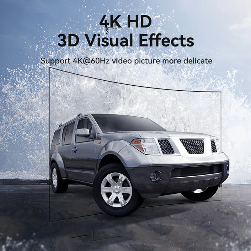 Vention Micro HDMI to HDMI Adapter  - 4K / Black