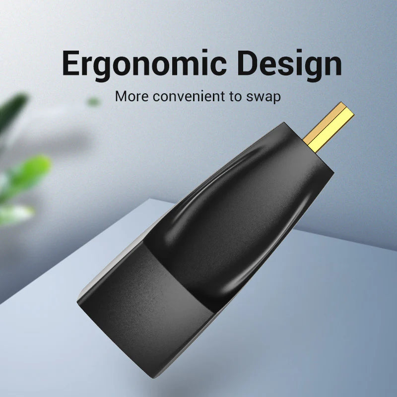 Vention Micro HDMI to HDMI Adapter  - 4K / Black