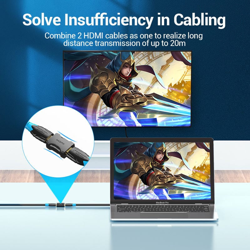 Vention HDMI Female to Female Coupler Adapter - 4K / Black