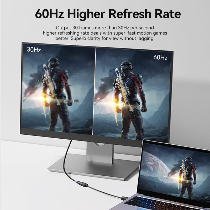 Vention DisplayPort to HDMI Converter - 4K / Black