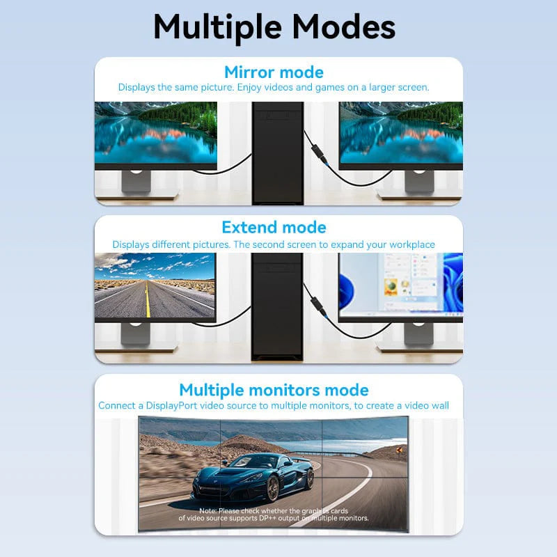 Vention DisplayPort to HDMI Converter - 4K / Black