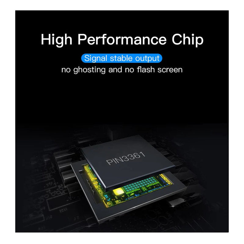 Vention DisplayPort to HDMI Converter - 1080P / 0.15 Meter / Black