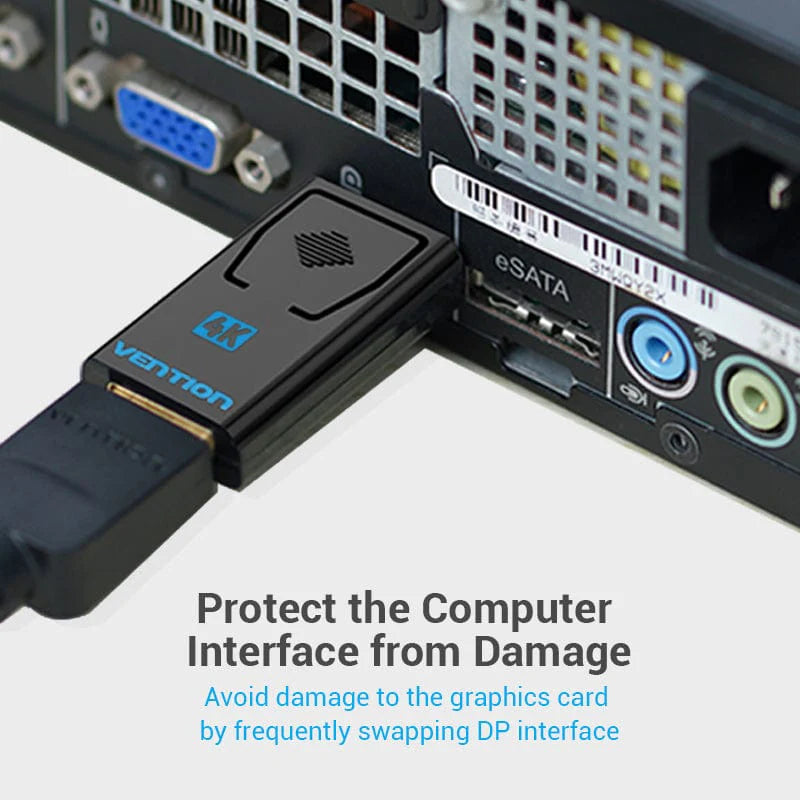 Vention DisplayPort Male to HDMI Female Adapter - 4K / Black