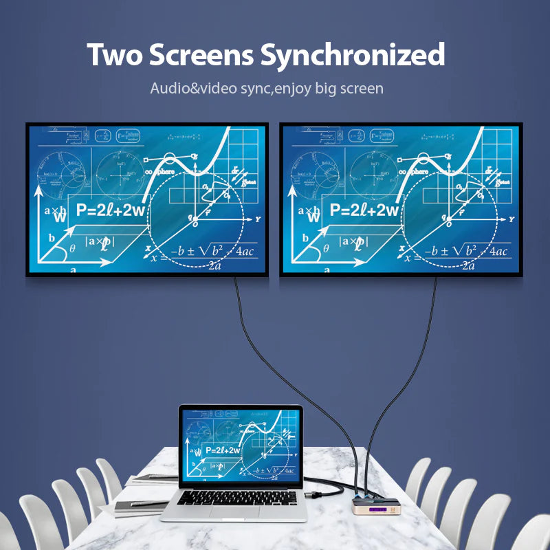 Vention 1-In-2-Out HDMI Splitter - 4K / Black