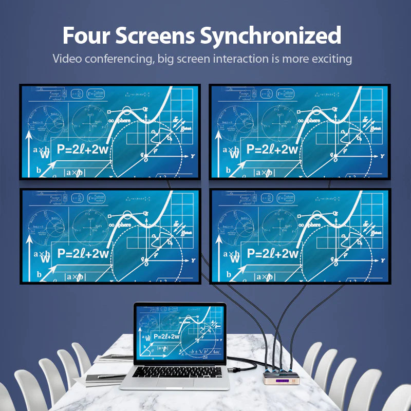 Vention 1-In-4-Out HDMI Splitter - 4K / Black