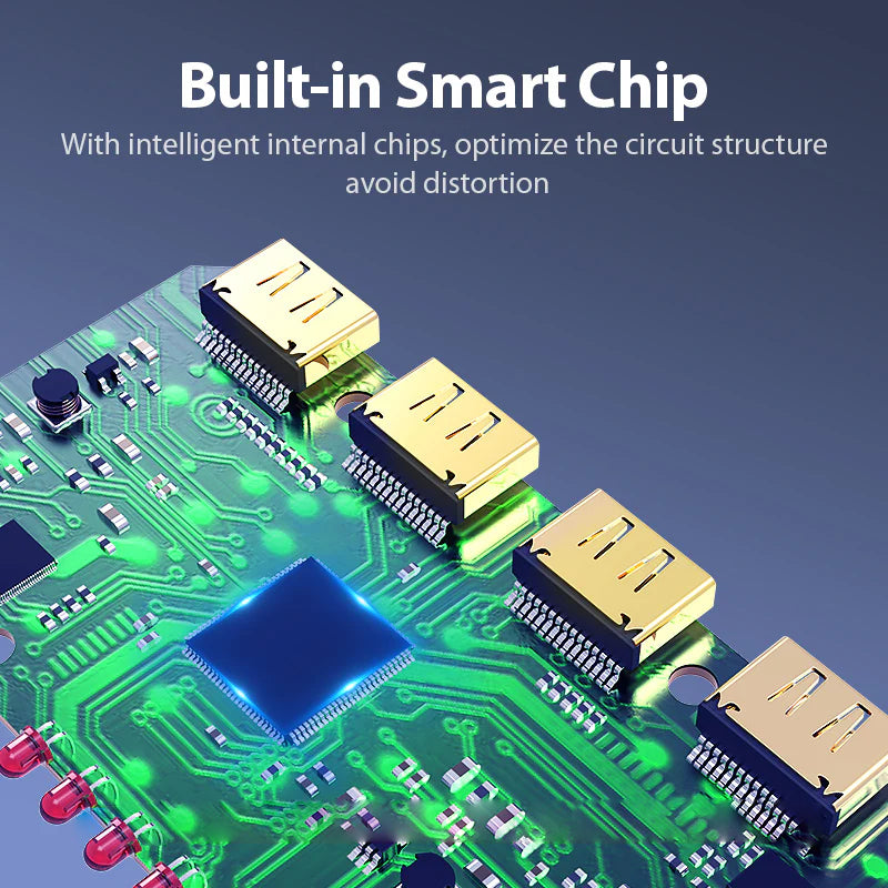 Vention 1-In-4-Out HDMI Splitter - 4K / Black