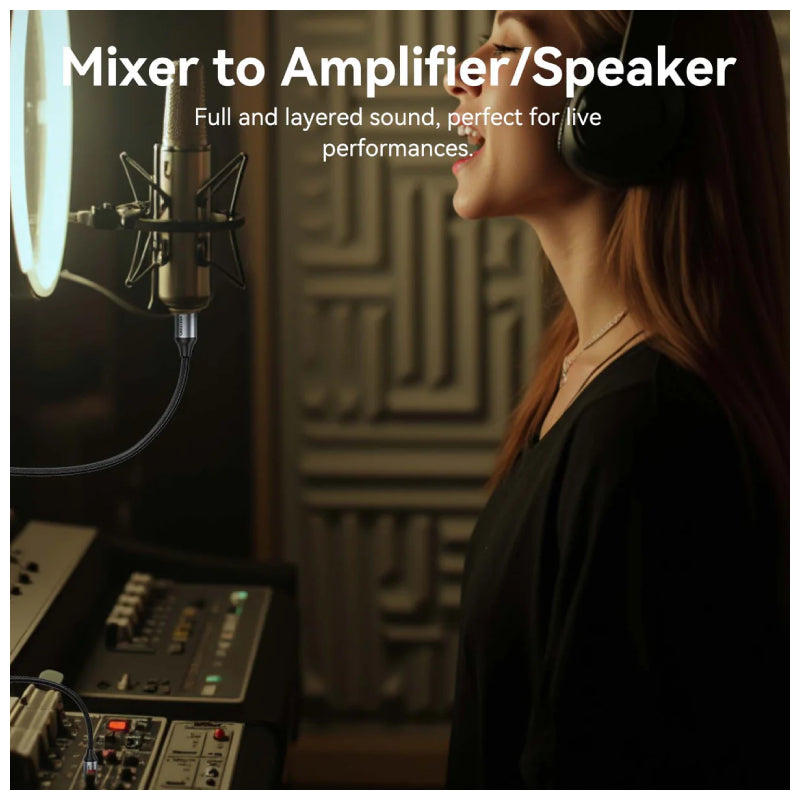 Vention XLR Male to XLR Female Microphone Cable - 1 Meter / Gray