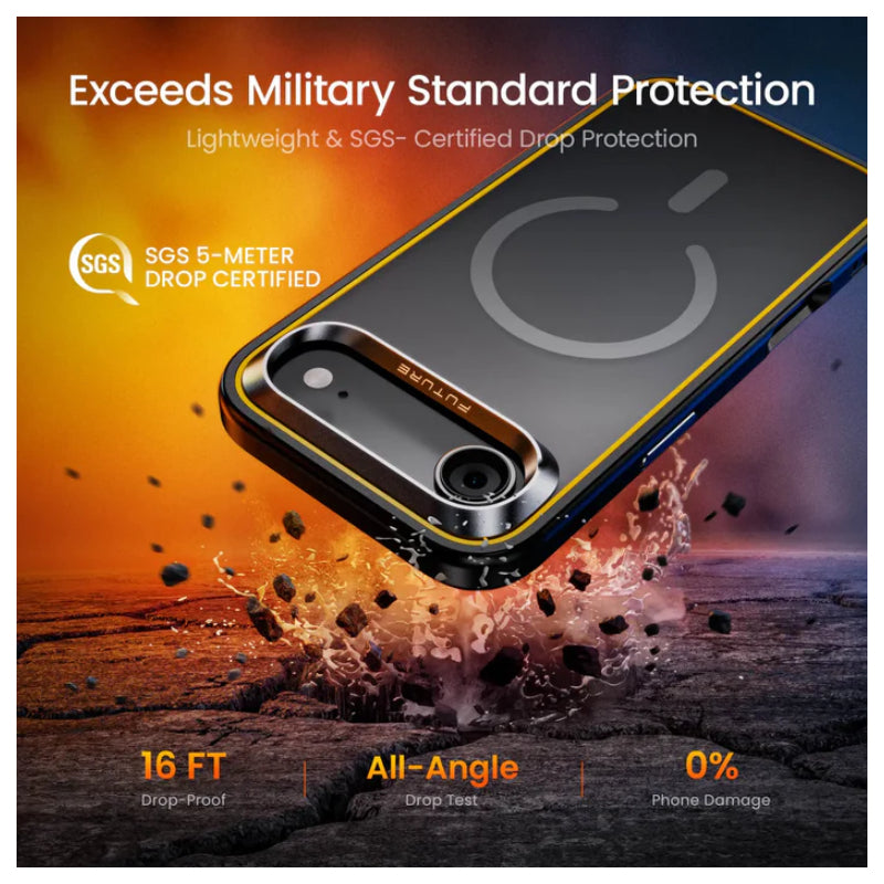 AOHi MagArmor Pro Magnetic Phone Case For Apple iPhone Air - Black