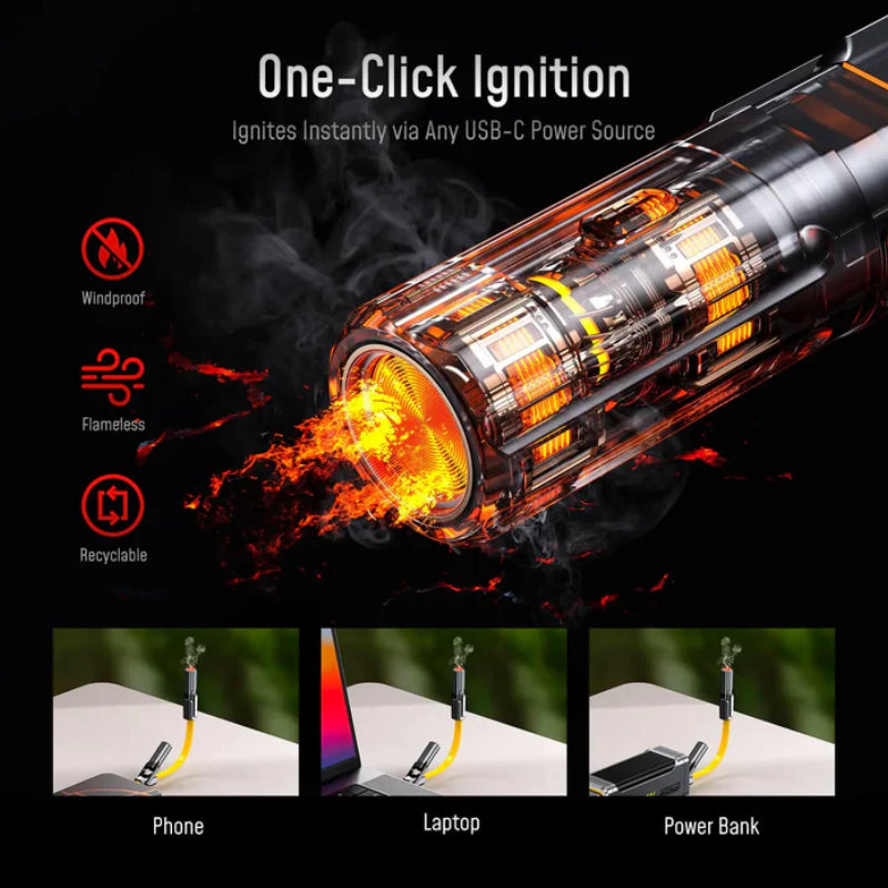 AOHi Prometheus 3-in-1 Titanium EDC Tool Cable - 240W / USB-C