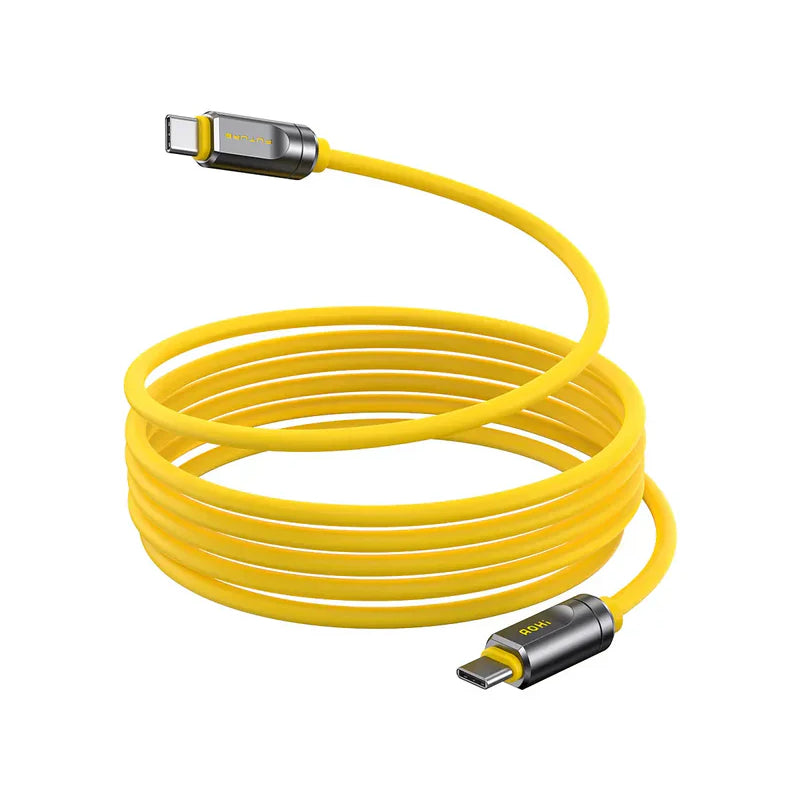 كابل  AOHi Future THUNDERBOLT 5.0 كابل  240 واط / يو اس بي/ 1 متر  أصفر