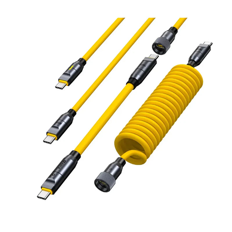 AOHi The Future PRO Creative Power Cable Set - 8K / 240W / USB-C / 40Gbps / Yellow