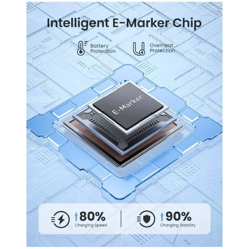 AOHi PD 3.1 سريع كابل  ناعم كابل  140 واط / يو اس بي/ 1 متر  أصفر