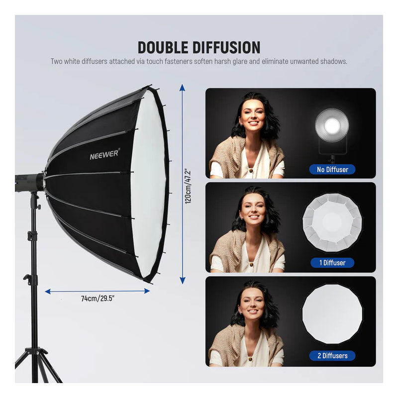 NEEWER 85cm Parabolic SoftBox