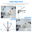 NEEWER 130cm Wall Mounting Triangle Boom Arm - Black